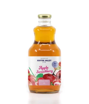 Ashton Valley Clear Apple & Strawberry Juice, 1 L
