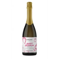 Ashton Valley Sparkling Apple & Strawberry Juice (Non-Alcoholic), 750 ml