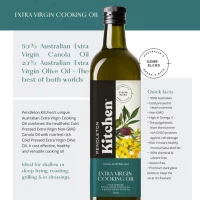 Pendleton Kitchen Extra Virgin Cooking Oil – 80% EV Canola Oil & 20% EVOO Blend (750 ml)